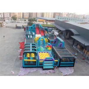 Giant Outdoor Inflatable Playground Equipment Economical Interactive Game