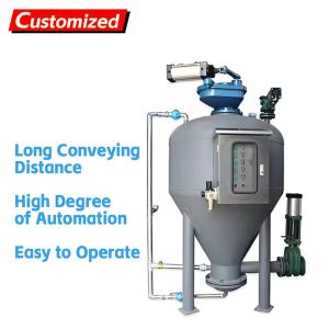 custom Industrial Powder Granule Storage Tank Pump Continuous Lifting Vacuum
