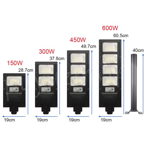 Outdoor Led Pole Light Community Park Landscape Waterproof Garden Lights Solar Bulb Lights Outdoor