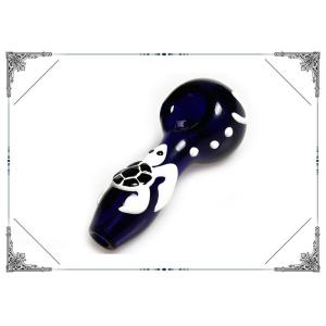 China Tortoise Borosilicate Glass Hand Smoking Pipes Hand Tobacco Pipes Handpipes on sale
