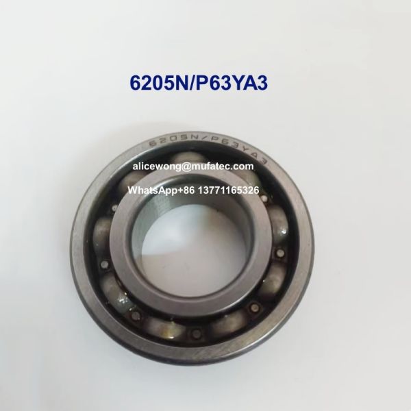 6205N/P63YA3 6205NR/P63 SX05A47 Automotive Gearbox Bearings 25X52X15mm