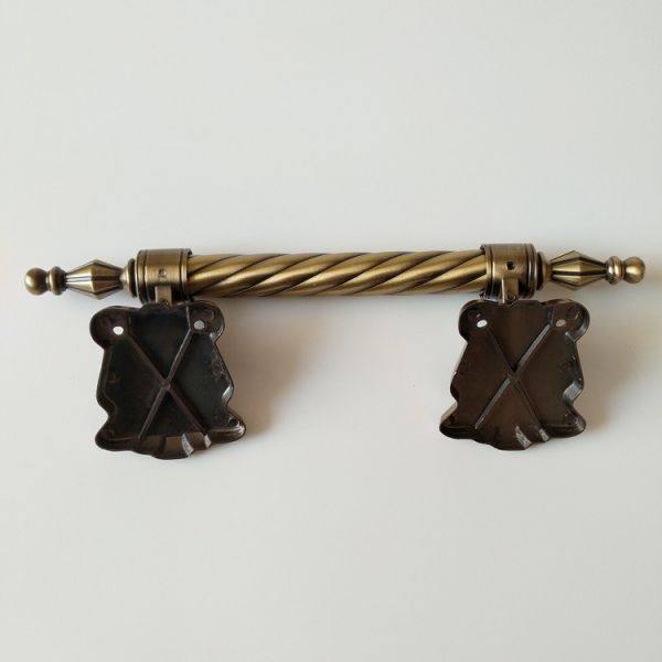 Zamak Coffins And Caskets Accessories Metal Casket Handles 30 * 7.5 Cm
