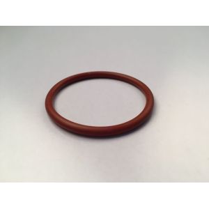 Ptfe Coated Orange Silicone Ring / Large Rubber O Rings 30 - 85 Shore Hardness