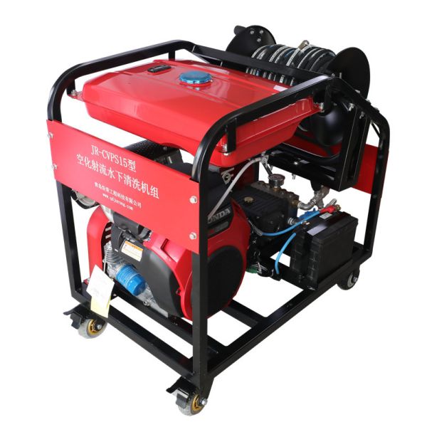 Vessel Ship Hull Cleaning Machine System Cavitation Water Jet Gas Powered