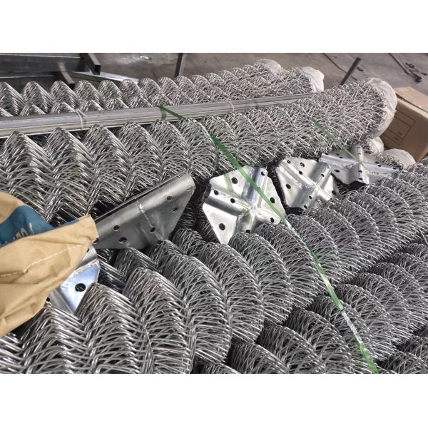 galvanized chain link fence