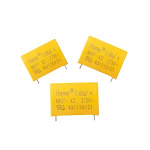 High Frequency Polypropylene Film Capacitor For EMI Filtering X2 0.68uF 275VAC
