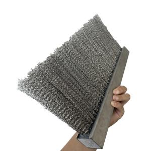 China Industrial Stainless Steel Wire Lath Strip Brush on sale