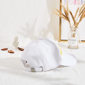 Embroidery Curved Brim Baseball Cap Adujustable Six Panels