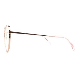 FM2597 Durable Lightweight Metal Spectacles Frames Unisex Optical Round Eyewear