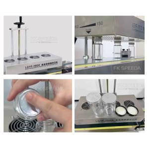 Continuous Food Container Sealing Machine with Aluminum Foil Induction Gasket