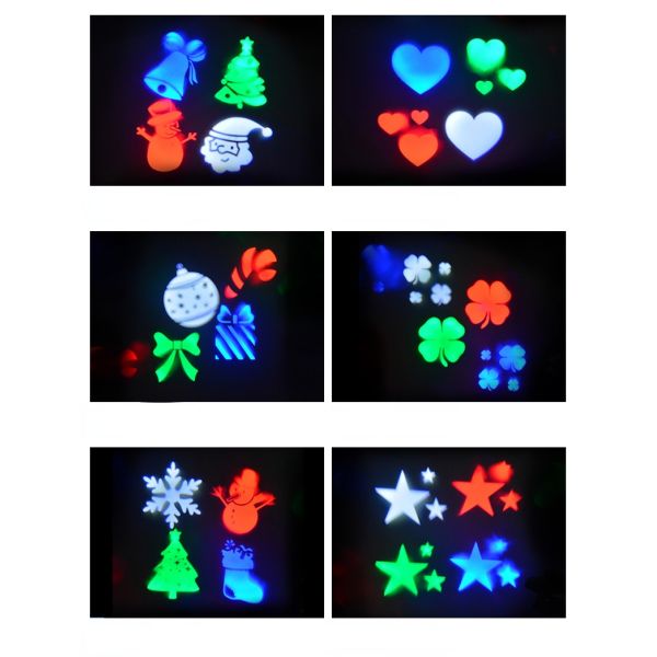 6W LED Christmas Projector Waterproof Night Light Projector For Decorative Festive Day