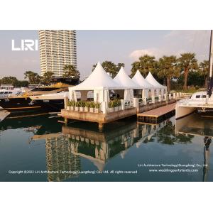 Quality 3x3m To 10x10m Pagoda Tents With French Windows Sidewalls for sale