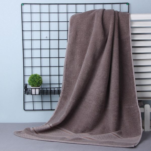 100% Organic Cotton Rectangle Bath Towels Set for Home Hotel Commercial White Linen