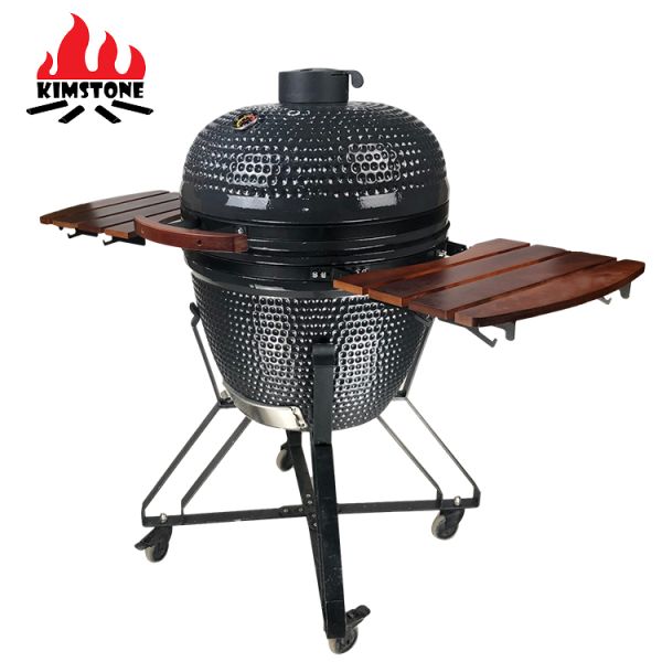 KAMADO 23.5 Inch Kamodo BBQ Asado Keramik Meat Grill Chinese Wholesale 2023 Outdoor Ceramic Barbecue Kamado
