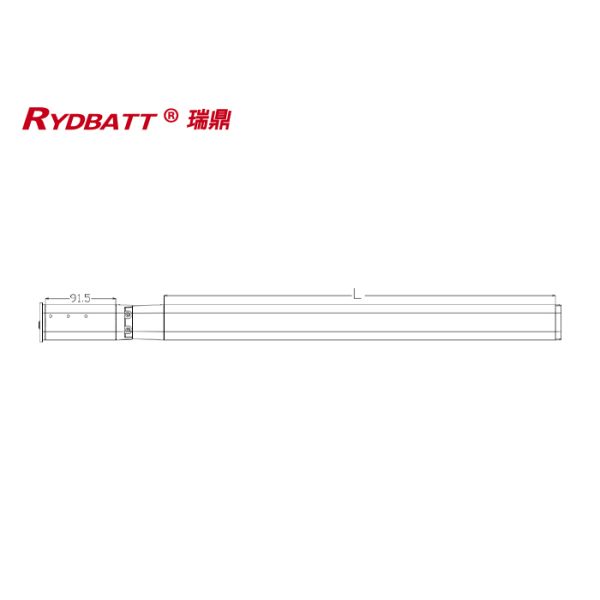 RYDBATT IF-2C(24V) Lithium Battery Pack Redar Li-18650-7S4P-24V 10.4Ah For Electric Bicycle Battery