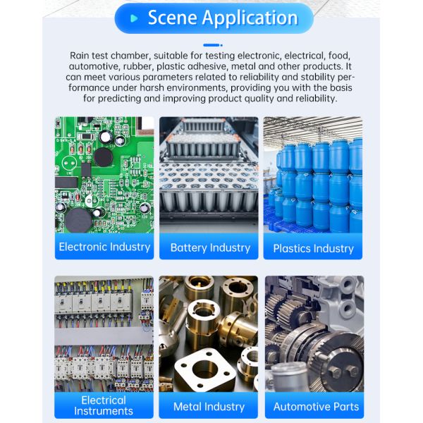 Automatic Water Shower Rain Spray Testing Chamber/ Rain Test Equipment for Ip Grade