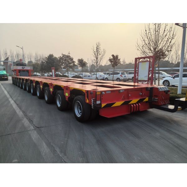 Buy China Modular Hydraulic Trailer For Large Chemical Equipment And Storage Tank Transport at wholesale prices