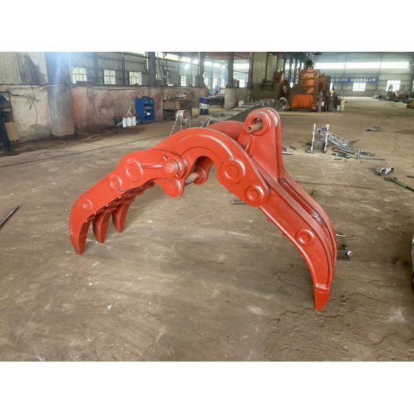 CE Antiwear Mechanical Grab For Excavator , CAT Jcb Liebherr Scrap Metal Grab