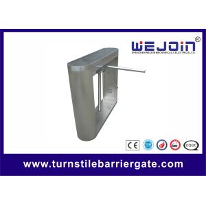 Semi Automatic Tripod Turnstile Gate Stainless Steel With Controller / RFID