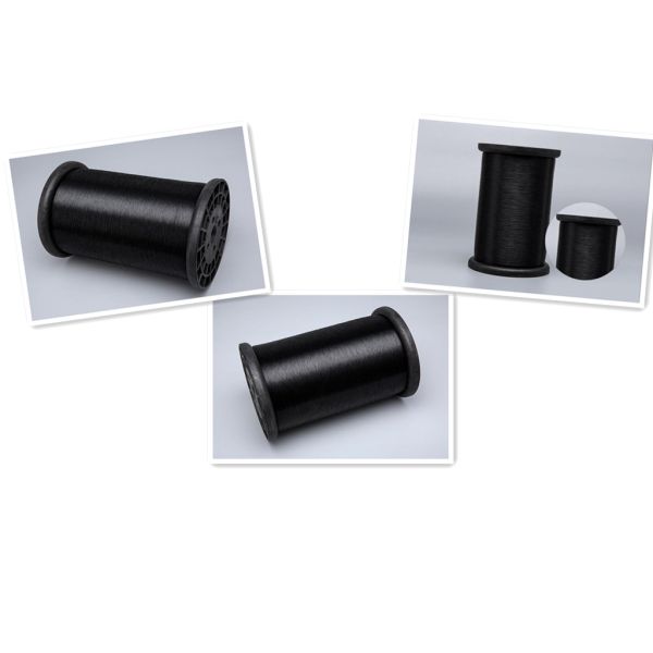 100% Black Color High Tenacity Polypropylene Yarn Monofilament For Fishing , 0.08mm / 0.12mm