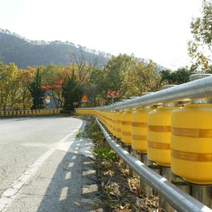 Straight Barrier Rolling Guardrail Steel Roller Stainless Steel Road Safety