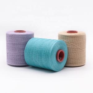 1 Spool 700y 1mm Flat Sewing Coarse Braid Waxed Thread for Leather Craft Repair