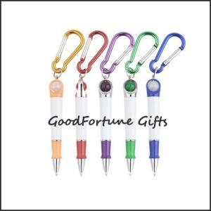 New Arrival carabiners fair exhibition printed ballpoint pen promotion gift