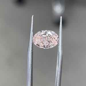 Oval Shape Lab Grown Cherry Pink Diamonds 2.1ct-3.0ct With IGI Certification