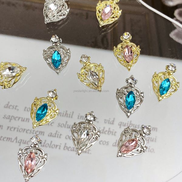 2023 new Nail charms ins hot sell colorful 3d nail art jewelry nail art decoration