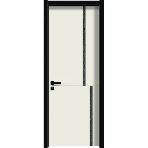 BS Pine Veneer Wood Soundproof Interior Doors 950*2100*100mm