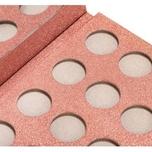 Glitter Empty Cardboard Eyeshadow Palette For Cosmetic Packaging