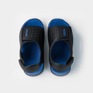 Upper Strap Kids Slides Sandals , OEM Magic Tape Sandals
