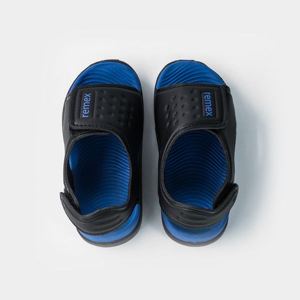 Buy Upper Strap Kids Slides Sandals , OEM Magic Tape Sandals at wholesale prices