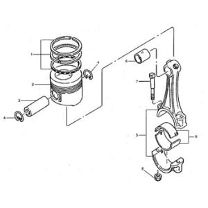 Quality 9H1226 Ring Set Piston Cylinder Liner 5I-7792 Engine 9H-1226 Ring 5I7792 Piston for sale