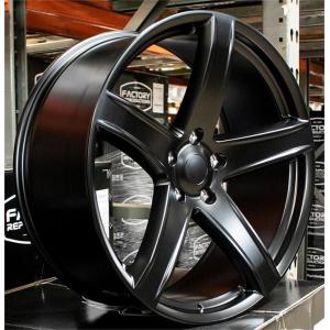 5x115 20" Hellcat HC2 Replica Wheels Rims Satin Black Chrysler 300 RWD