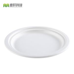 Biodegradable Food Container Bagasse Round Plates