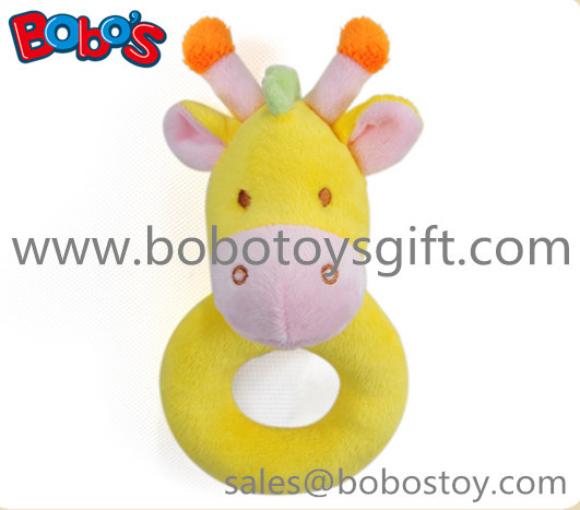 Buy 6" Yellow Giraffe Plush Baby Holder Toys at wholesale prices