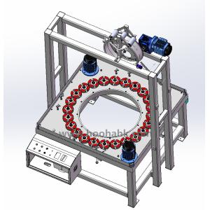 Flat Flexible Tinned Copper Braiding Machine With 24 Spindle 50rpm
