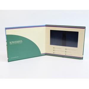 Advertising Promotion Digital LCD Video Brochure With Magnetic Switch