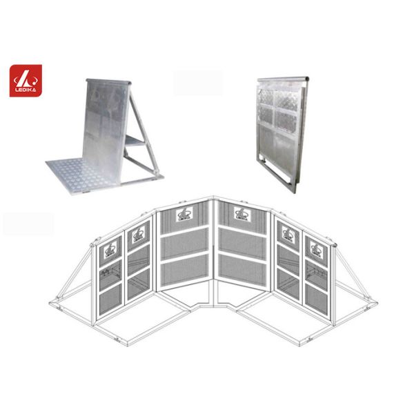 Buy Lightweight Foldable Safety Crowd Control Barrier For Catwalk at wholesale prices