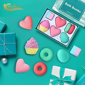 Organic Floating 3.5 OZ Bath Bomb Gift Sets With Fizzy Bubbles