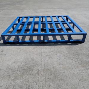 Warehouse Wire Mesh Steel Pallet Stackable Heavy Duty Foldable Mesh Box Pallet