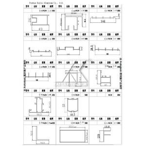 Powder Coated Aluminium Door Window Extrusion Profiles 6063 T5