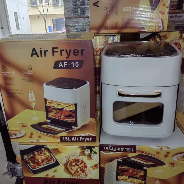 220-240V Large Capacity Air Fryer Oven with Touch Screen Control and Oil-Free Cooking