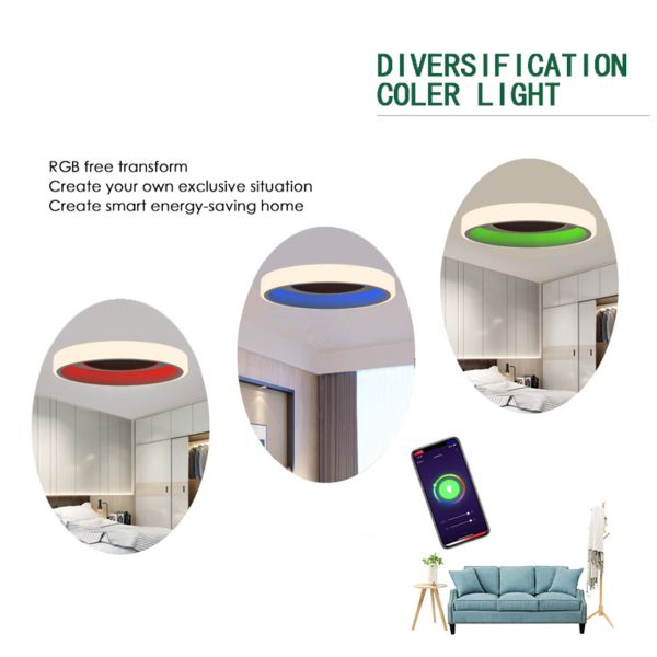 Smart Wi-Fi Claria LED Ceiling Lamp 40W