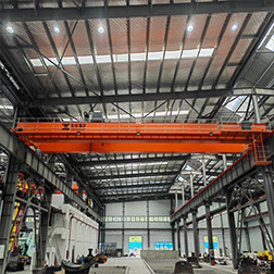 European Style Double Girder Overhead Traveling Crane Capacity 15t Warehouse
