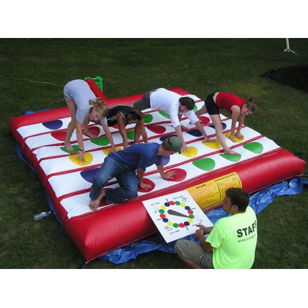 Buy Waterproof Pvc Inflatable Amusement Park , Enviromental Twister Games at wholesale prices