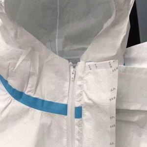 Eco Friendly Disposable Isolation Clothing , Light Weight Disposable Body Suit