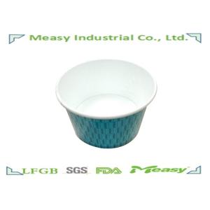 2oz / 4oz / 6oz Ice Cream Paper Cups With Personalized Logo Flexo Printing