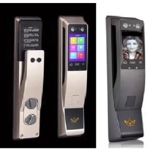 Quality Lithium Battery 5000mAh Face Recognition Smart Lock Hidden Fingerprint Unlocking for sale